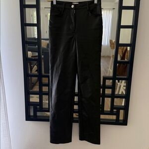 Wilfred Aritzia The Melina High Rise Vegan Leather Pants 00